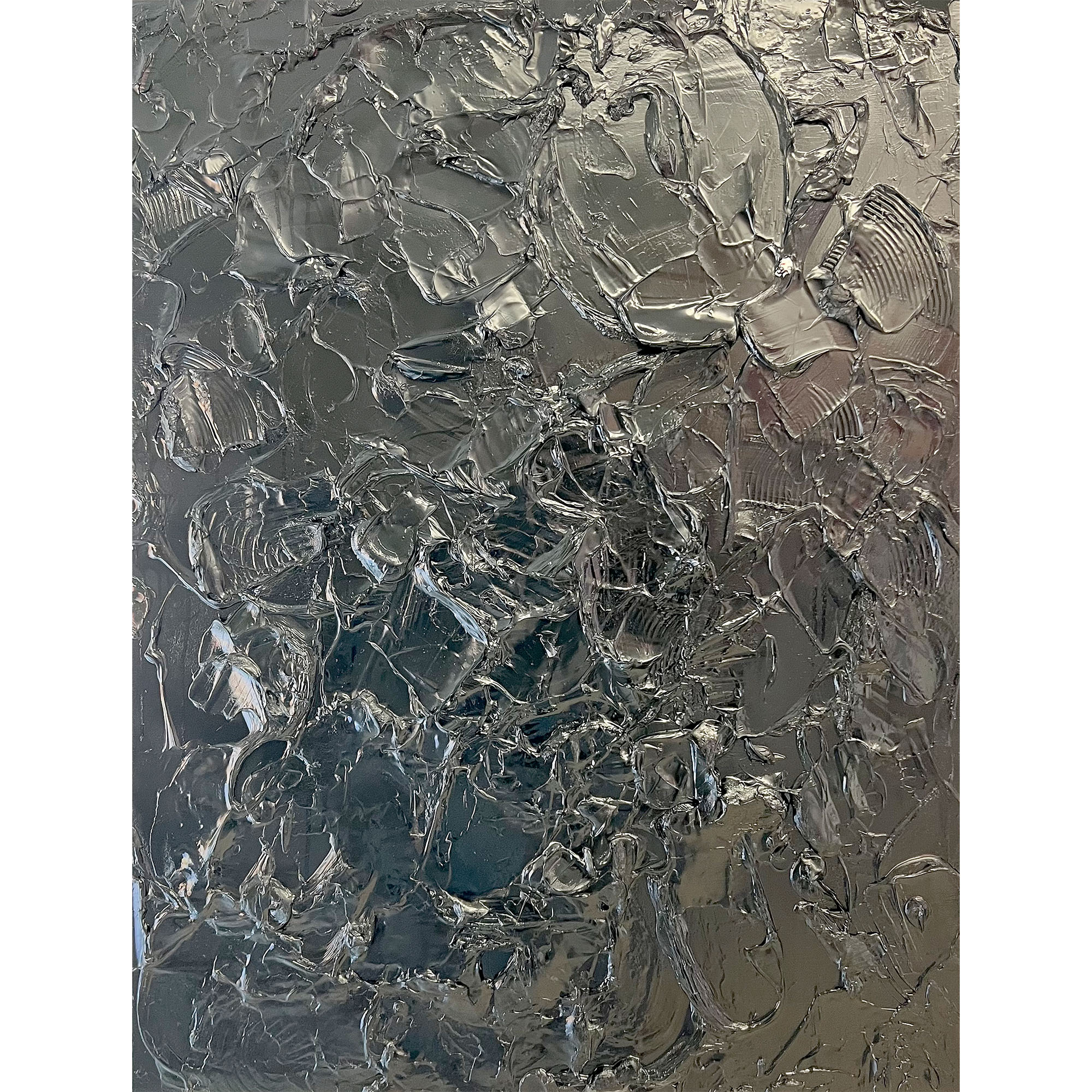 1180 | 48 x 36 acrylic gel paste enamel on canvas Painting 1180 by Studio Jay Schiff